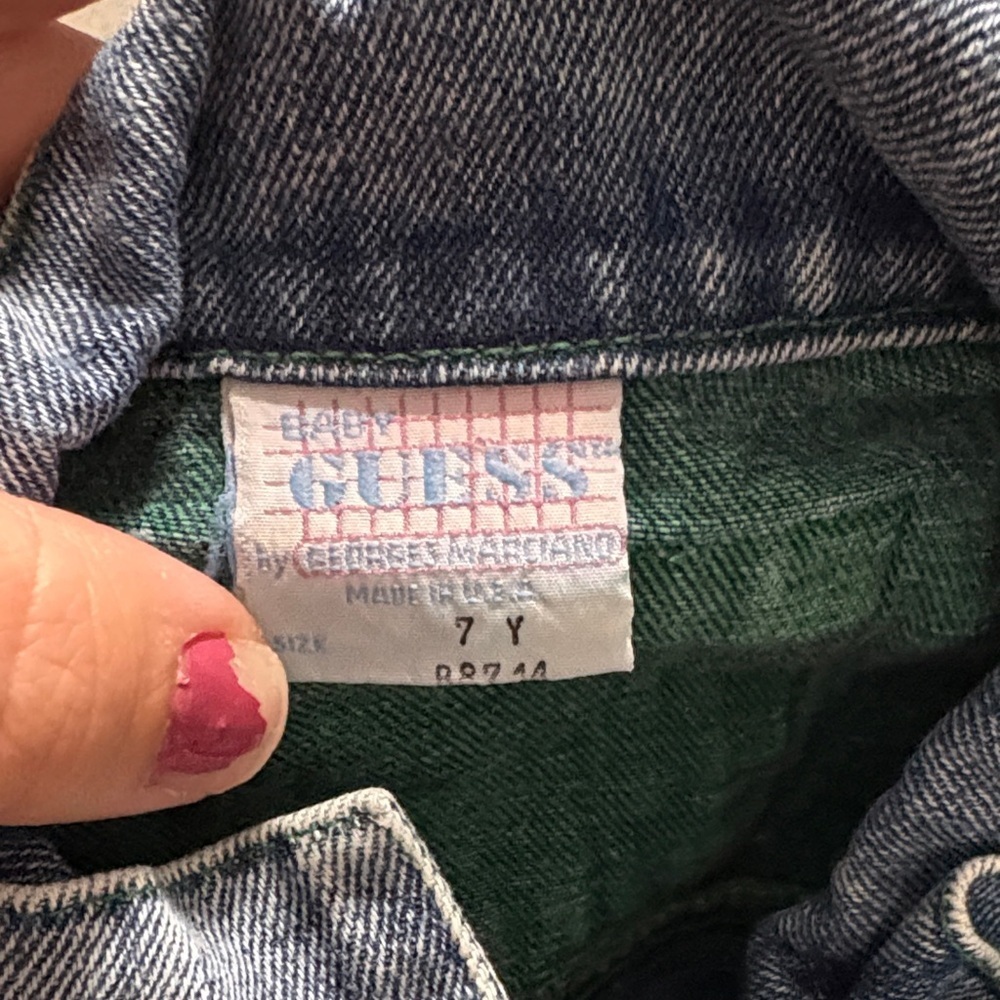 Vintage Guess Kids Denim Jacket and Skirt Set - Picture 3 of 4